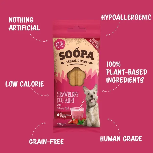 Soopa Dentals Eper Dog-Quiri 
