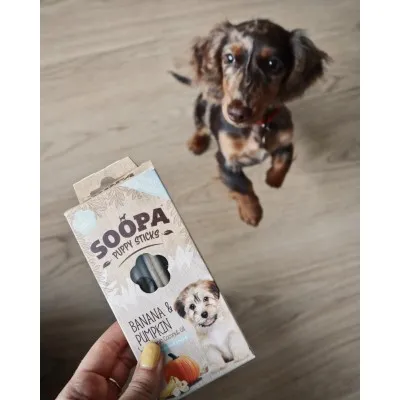 Soopa PUPPY Dentals  BANÁNOS & TÖK